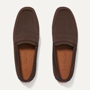 Rothy’s Men’s The Driving Loafer in Brown Herringbone NWOT Sz 13 like new shoes